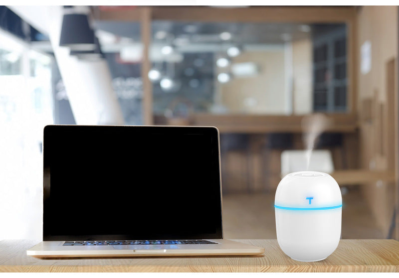 Ultrasonic Mini Air Humidifier 200ML Aroma Essential Oil Diffuser for Home Car USB Fogger Mist Maker with LED Night Lamp