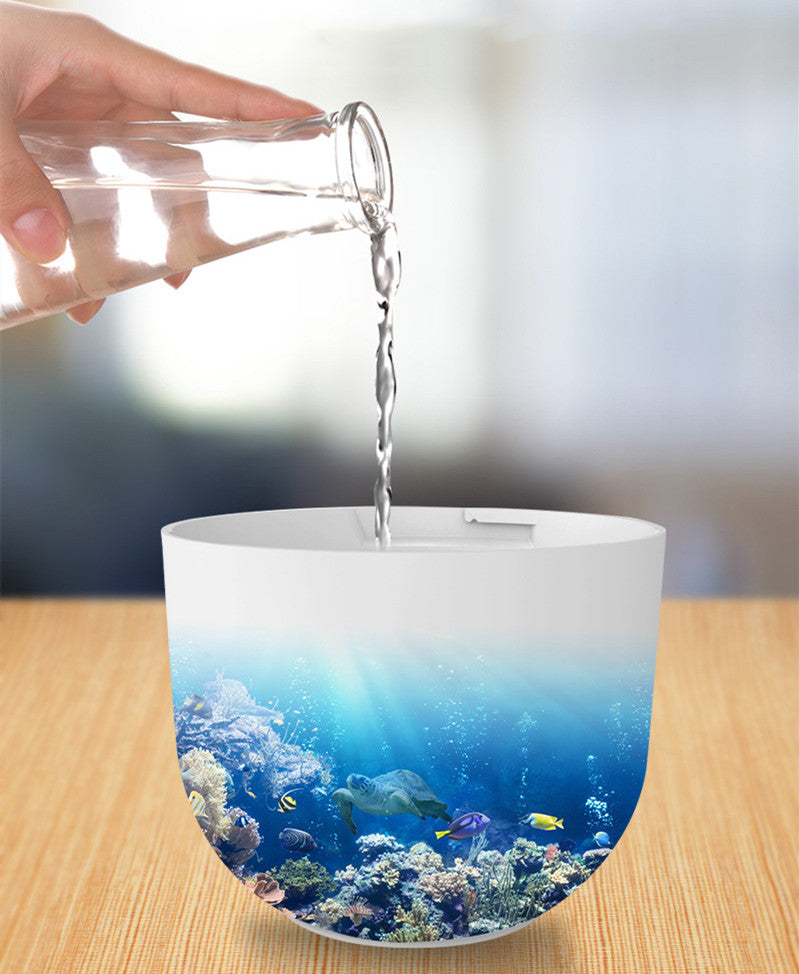 Ultrasonic Mini Air Humidifier 200ML Aroma Essential Oil Diffuser for Home Car USB Fogger Mist Maker with LED Night Lamp