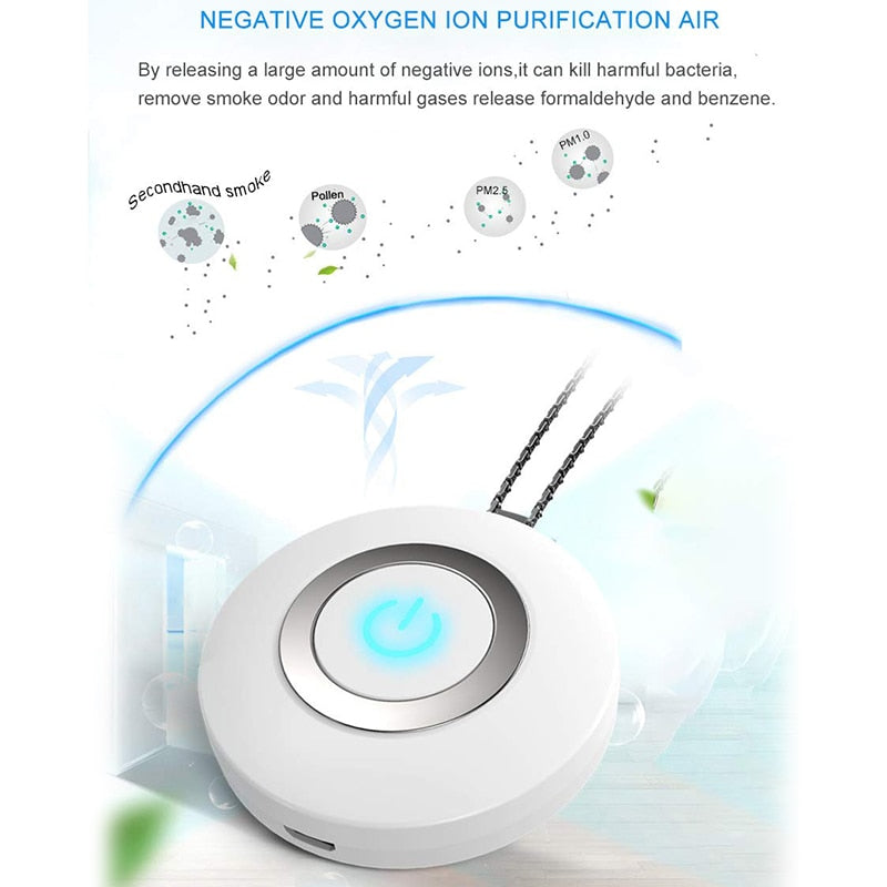 USB Portable Wearable Air Purifier