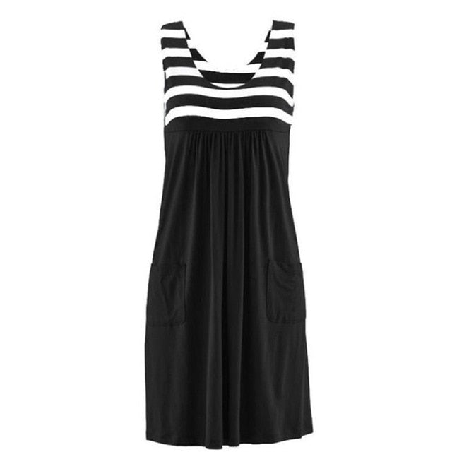 Fashion striped dress