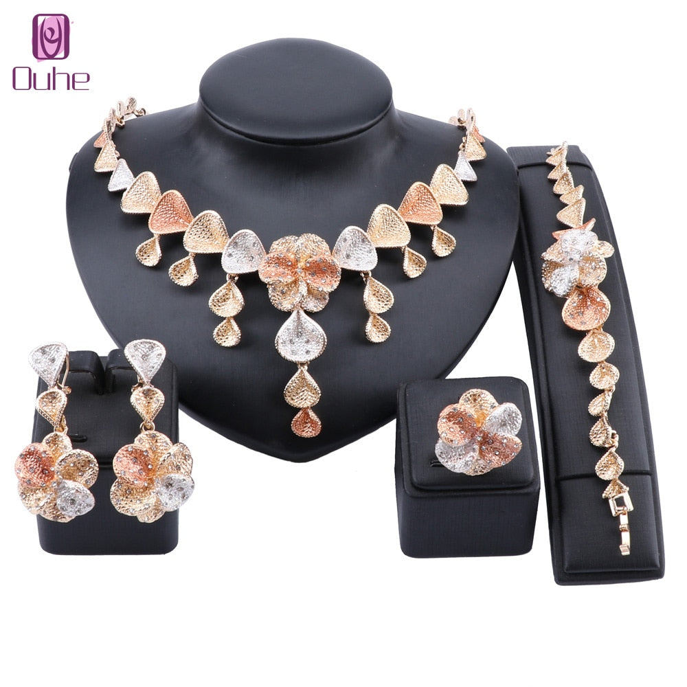 Passion Flower Costume Jewelry Set