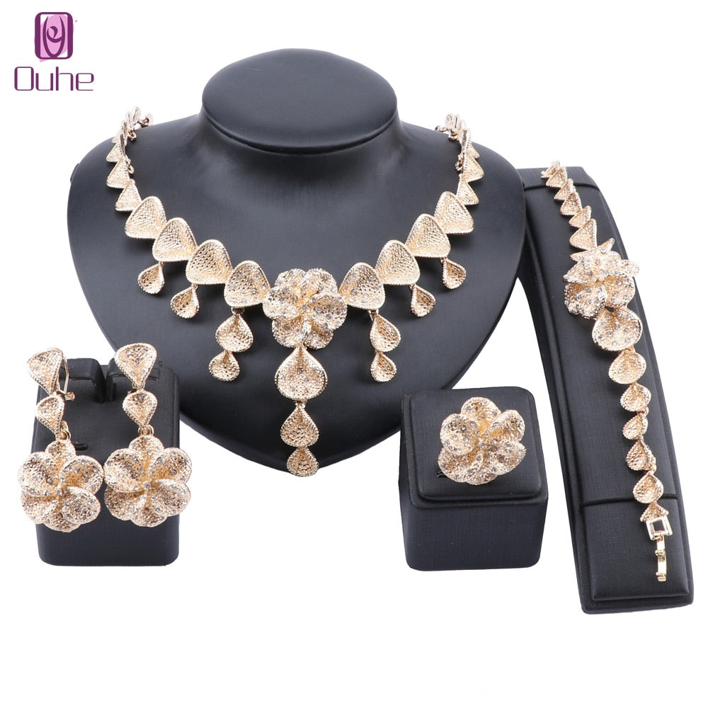 Passion Flower Costume Jewelry Set