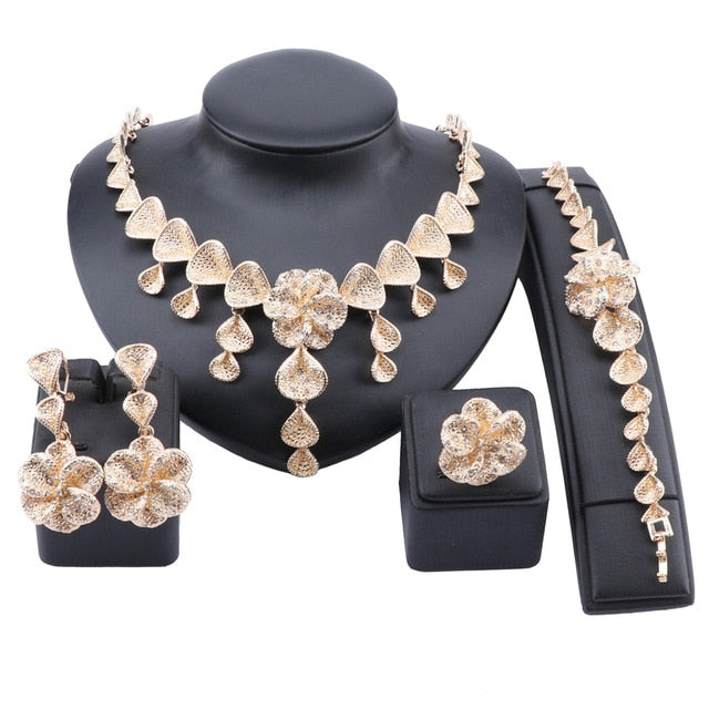 Passion Flower Costume Jewelry Set