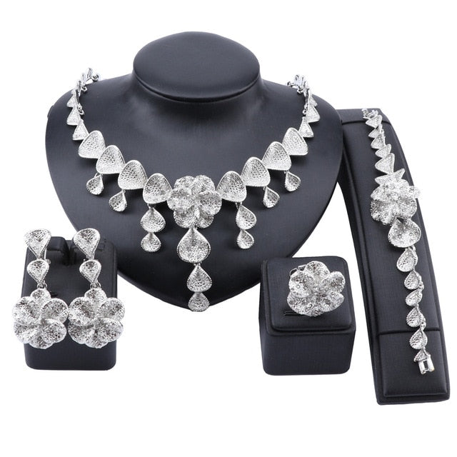 Passion Flower Costume Jewelry Set