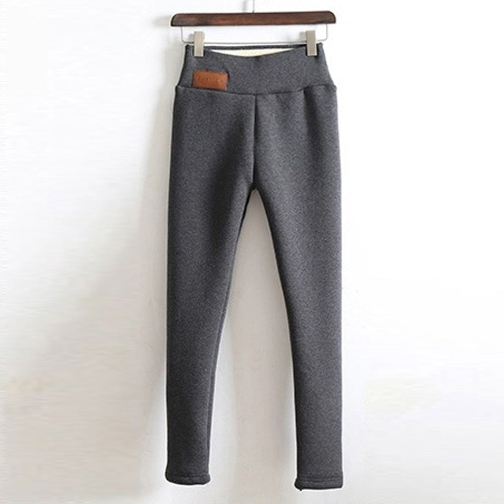 Fleece Trousers Ladies Cashmere  Leggings