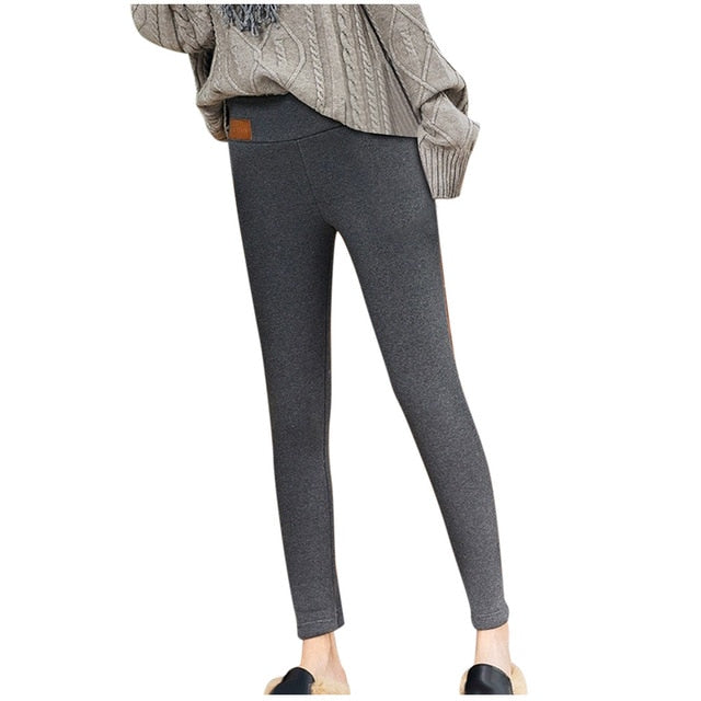 Fleece Trousers Ladies Cashmere  Leggings